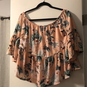 Off the shoulder top